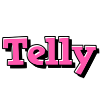 Telly girlish logo