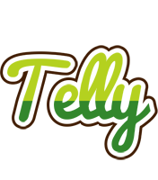 Telly golfing logo