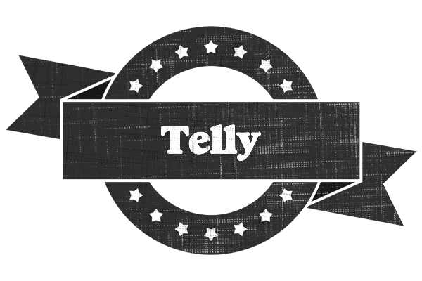 Telly grunge logo