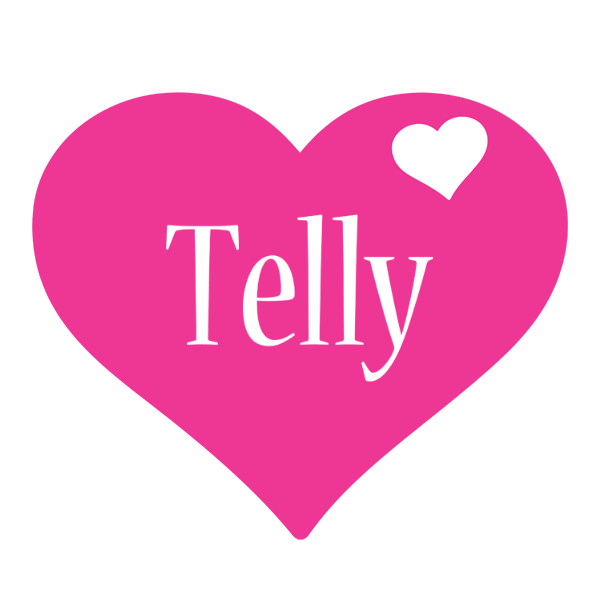 Telly love-heart logo