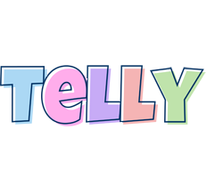 Telly pastel logo