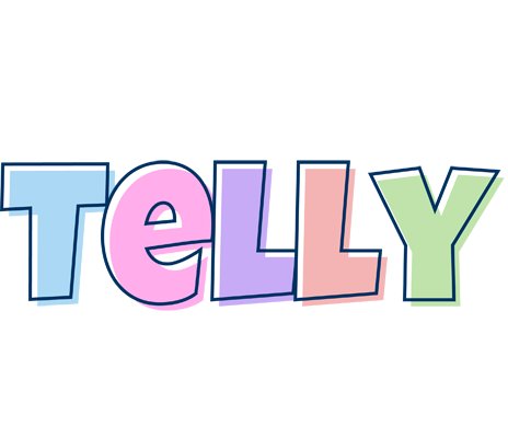 Telly pastel logo
