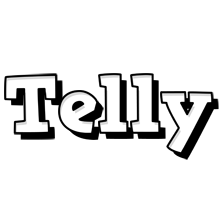 Telly snowing logo