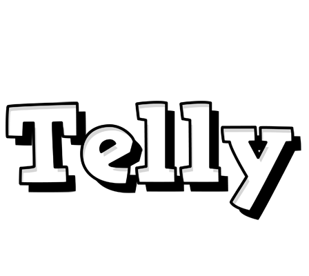 Telly snowing logo