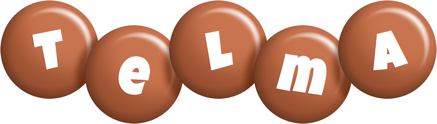 Telma candy-brown logo