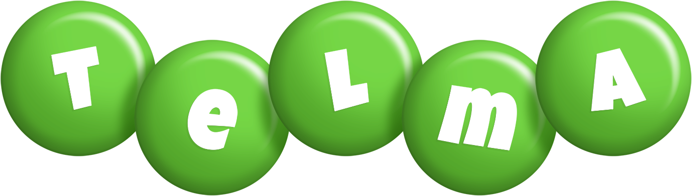 Telma candy-green logo