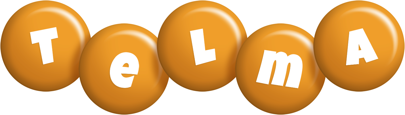 Telma candy-orange logo