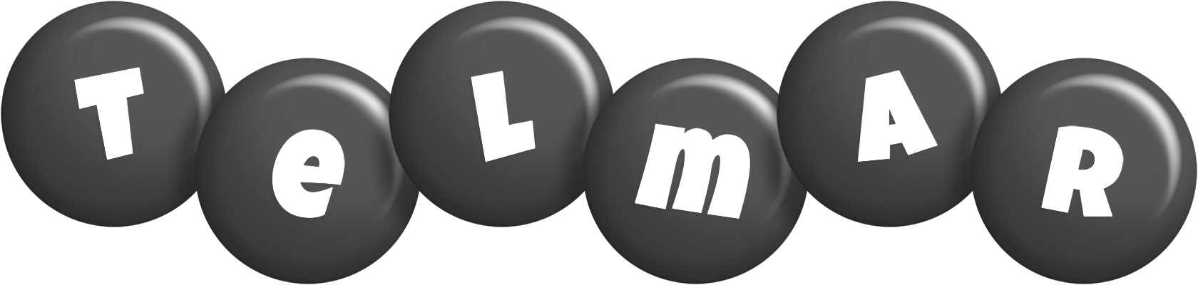 Telmar candy-black logo