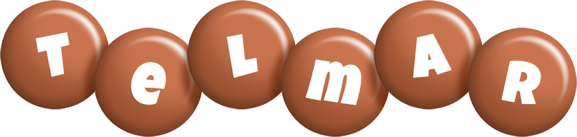 Telmar candy-brown logo