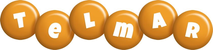 Telmar candy-orange logo