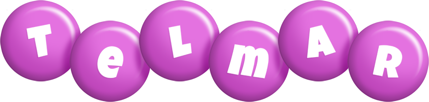 Telmar candy-purple logo