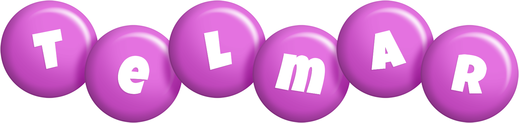 Telmar candy-purple logo