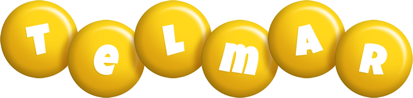 Telmar candy-yellow logo