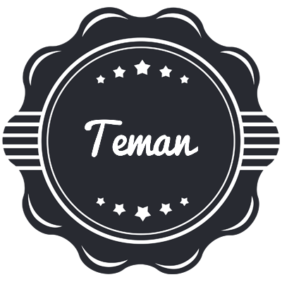 Teman badge logo
