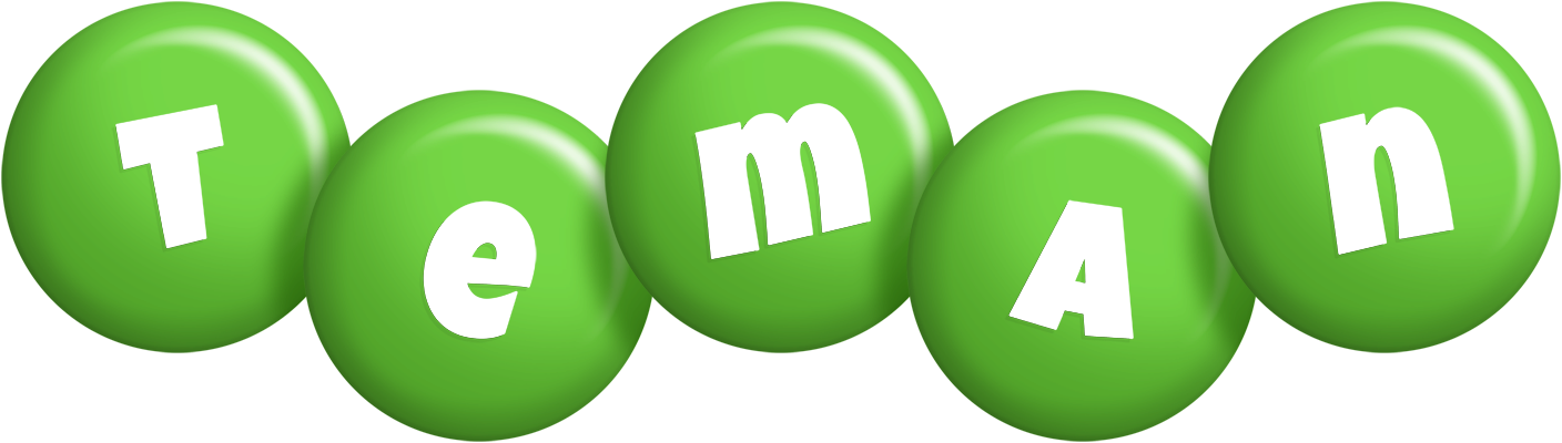 Teman candy-green logo