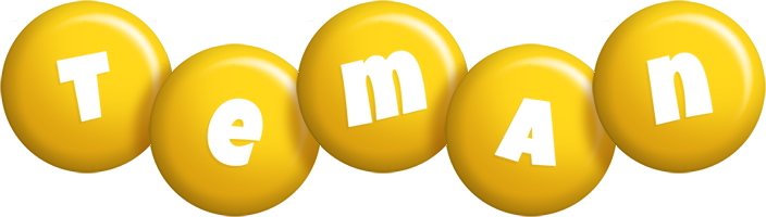 Teman candy-yellow logo
