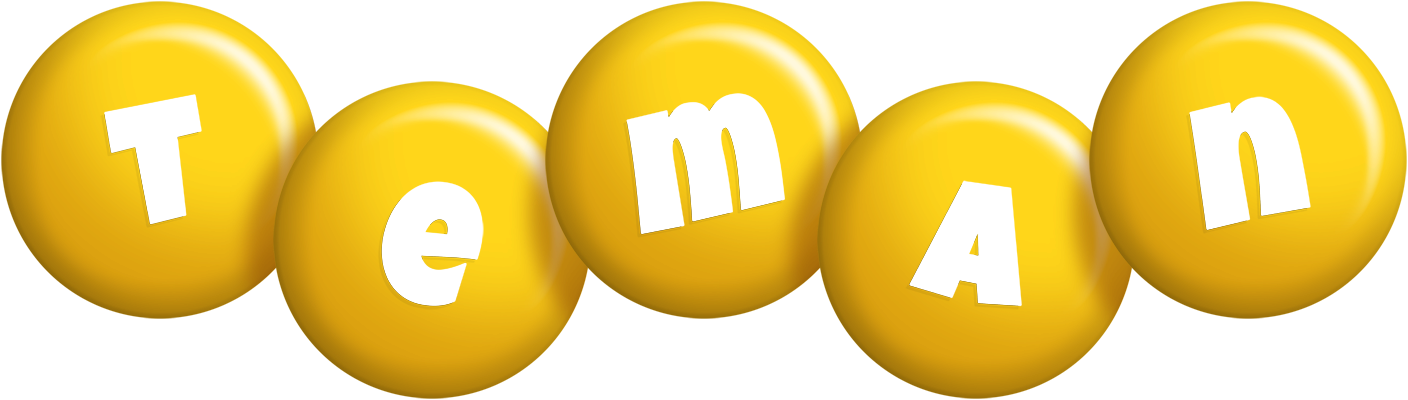 Teman candy-yellow logo