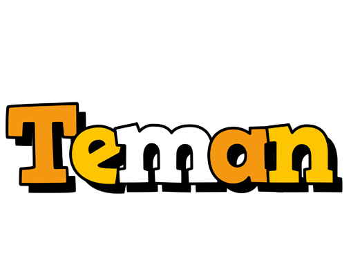 Teman cartoon logo