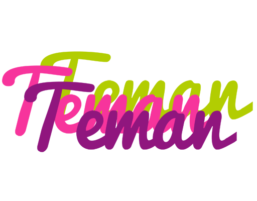 Teman flowers logo