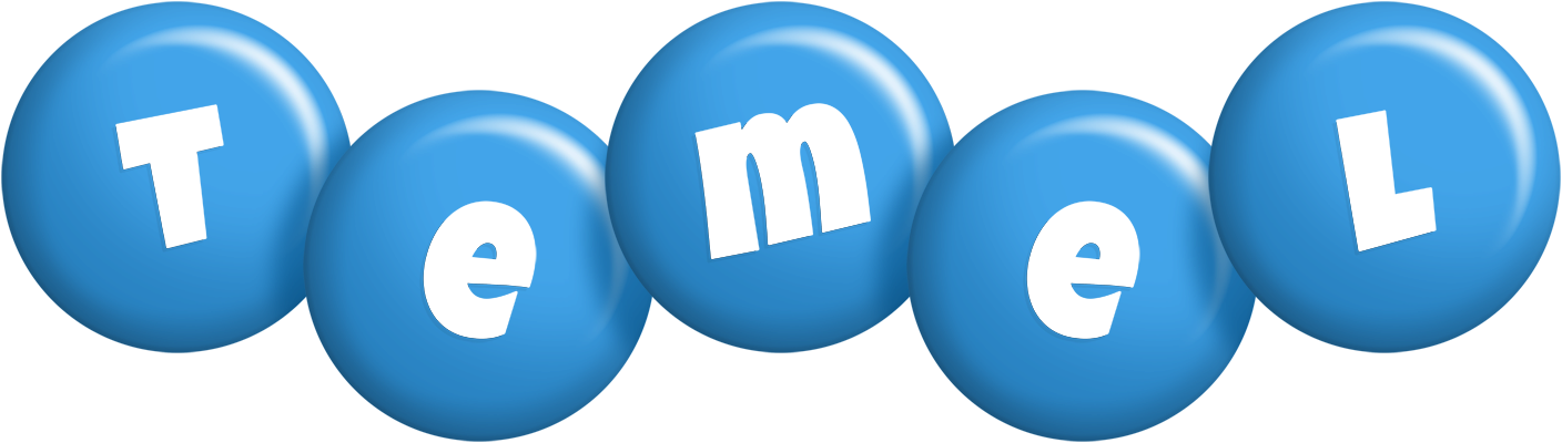 Temel candy-blue logo