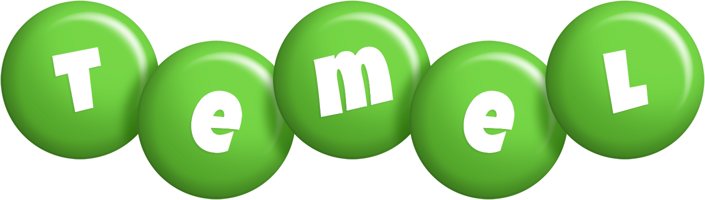 Temel candy-green logo