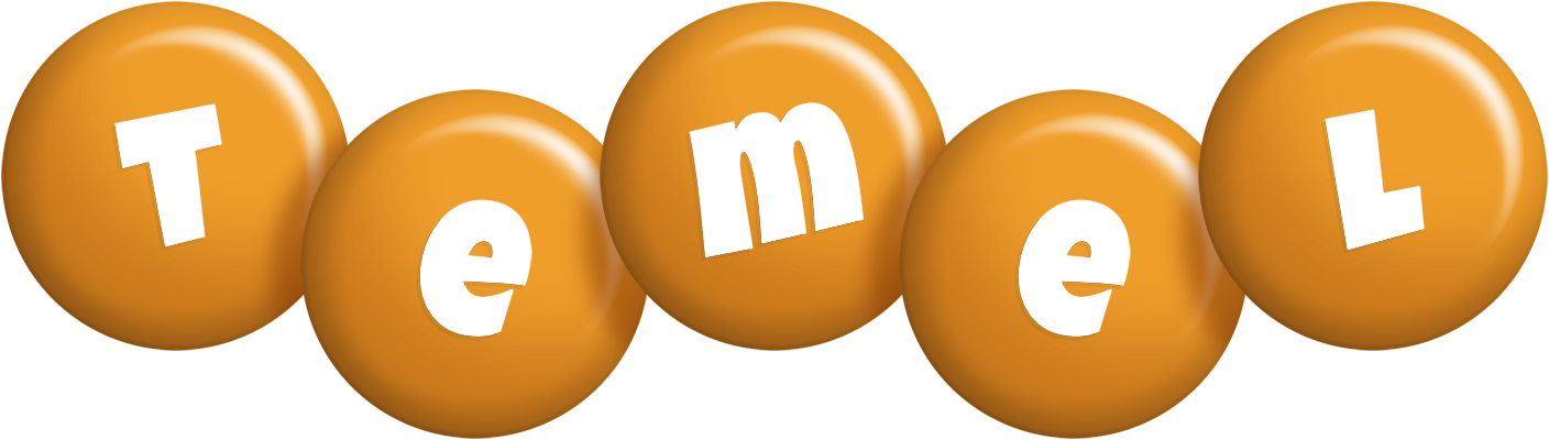 Temel candy-orange logo