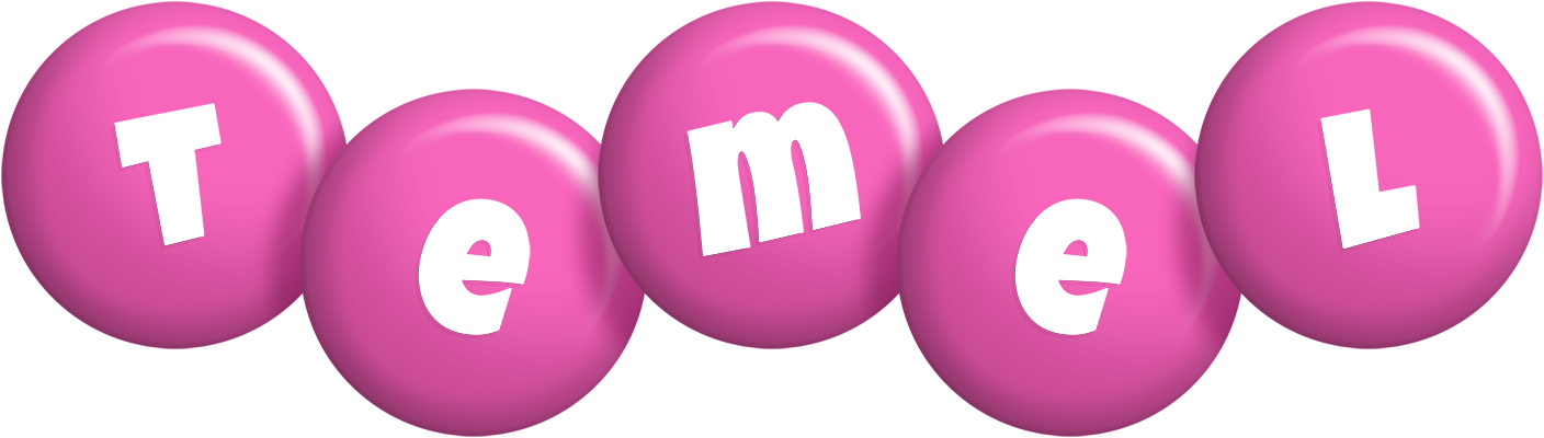 Temel candy-pink logo