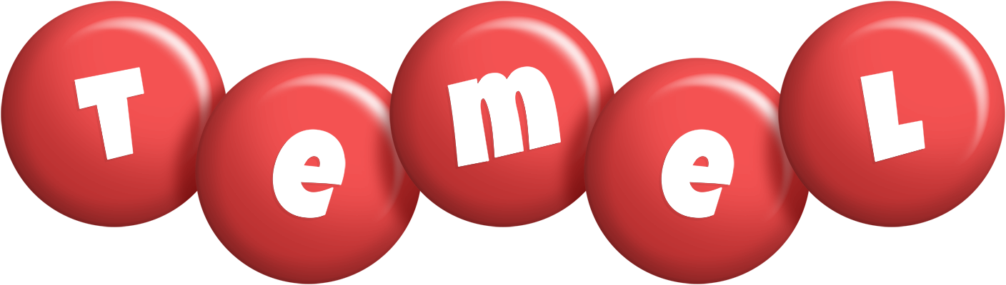 Temel candy-red logo