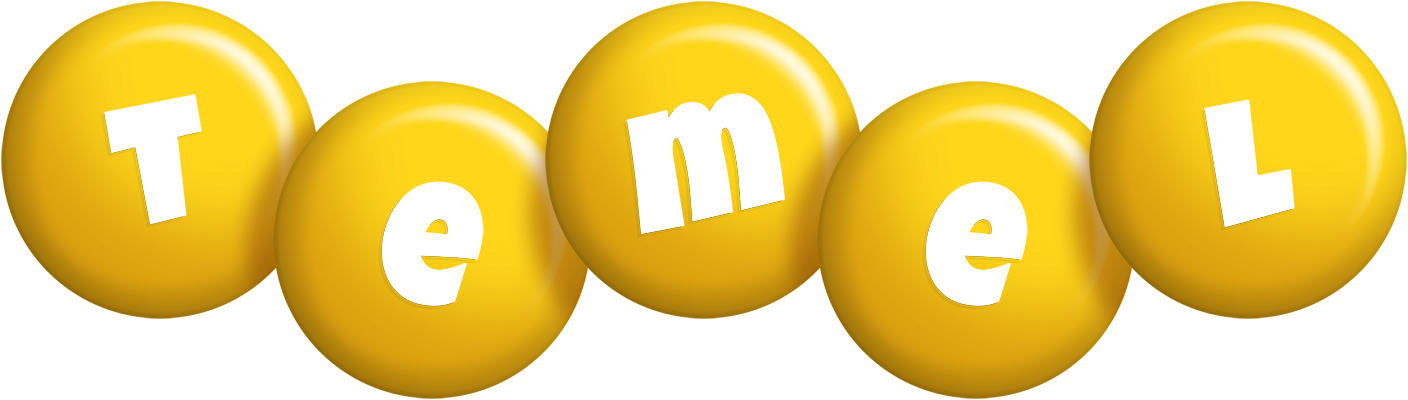 Temel candy-yellow logo