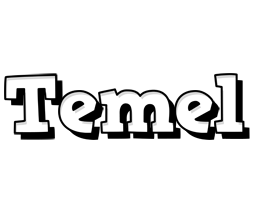 Temel snowing logo