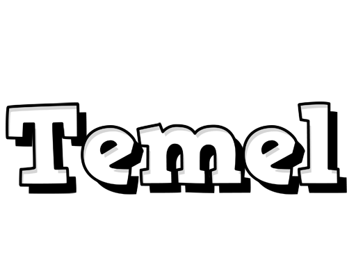 Temel snowing logo