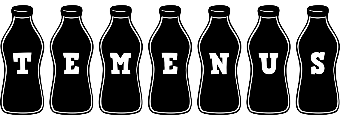 Temenus bottle logo