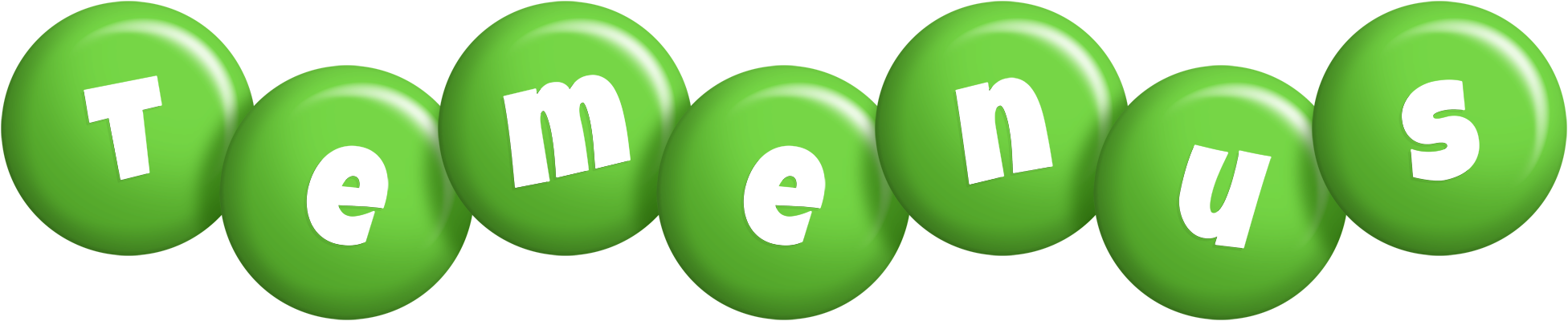 Temenus candy-green logo