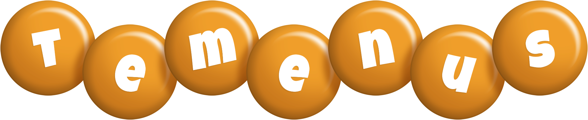 Temenus candy-orange logo
