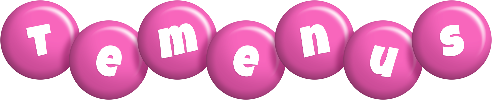 Temenus candy-pink logo