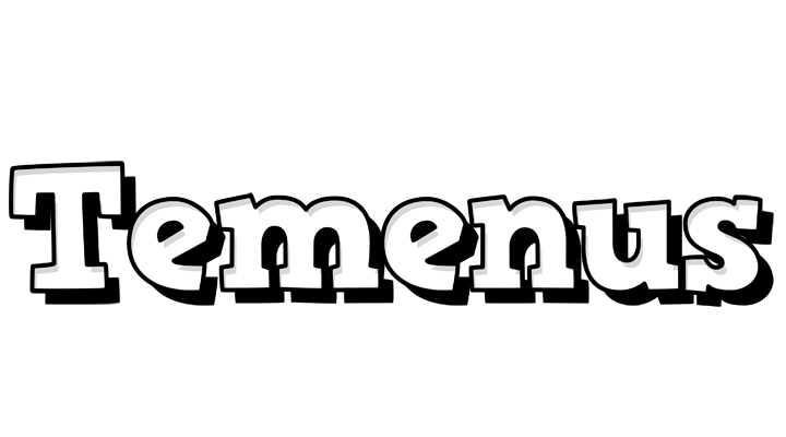 Temenus snowing logo