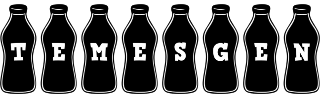 Temesgen bottle logo