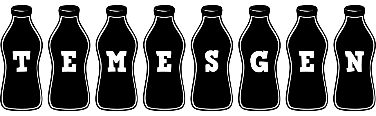 Temesgen bottle logo
