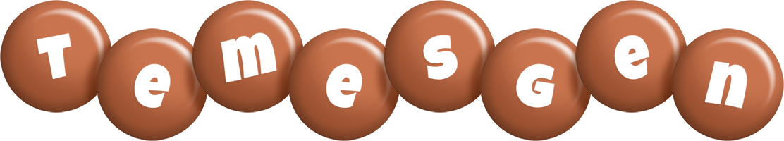 Temesgen candy-brown logo