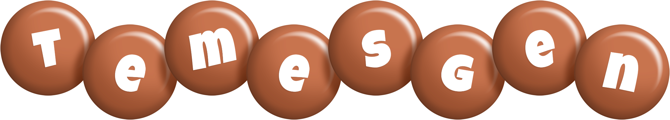 Temesgen candy-brown logo