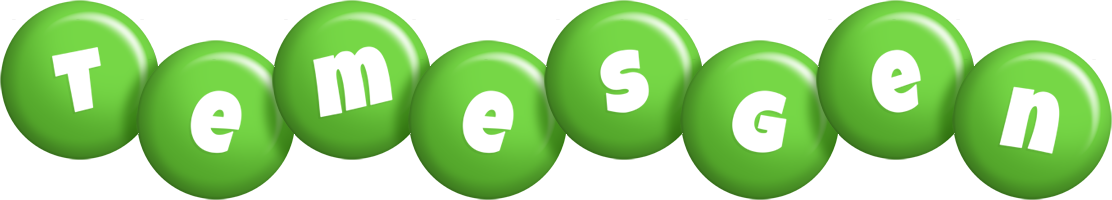 Temesgen candy-green logo