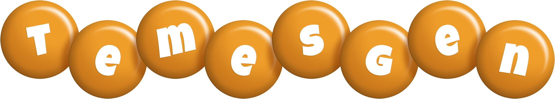 Temesgen candy-orange logo