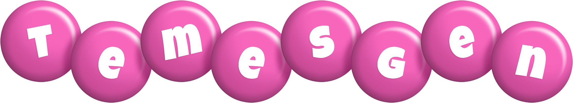 Temesgen candy-pink logo