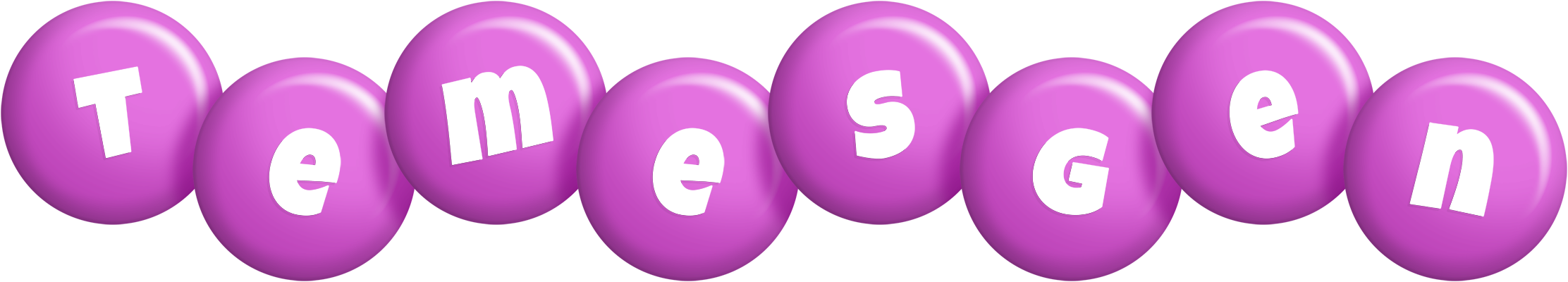 Temesgen candy-purple logo