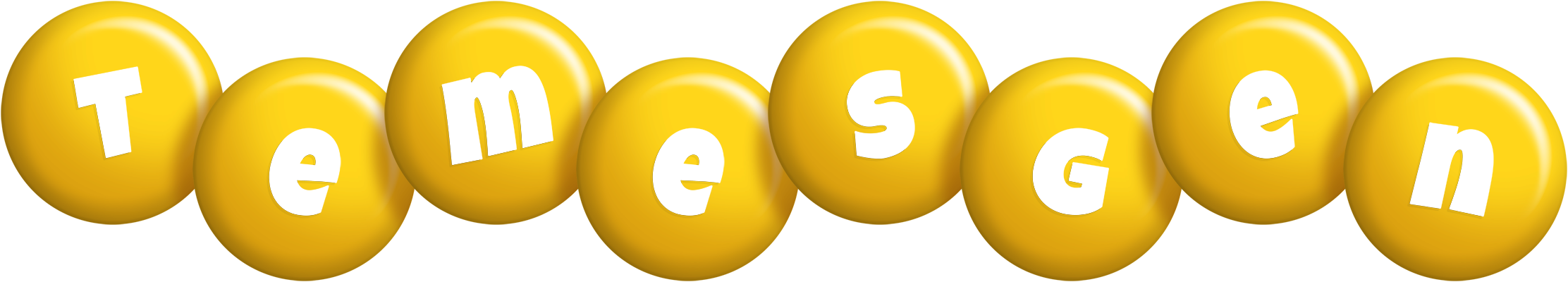Temesgen candy-yellow logo
