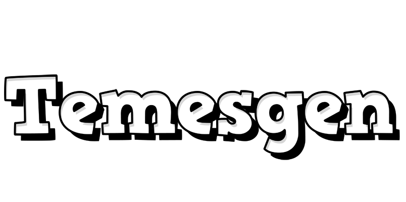 Temesgen snowing logo