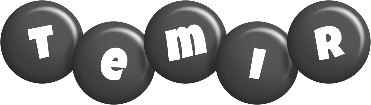 Temir candy-black logo