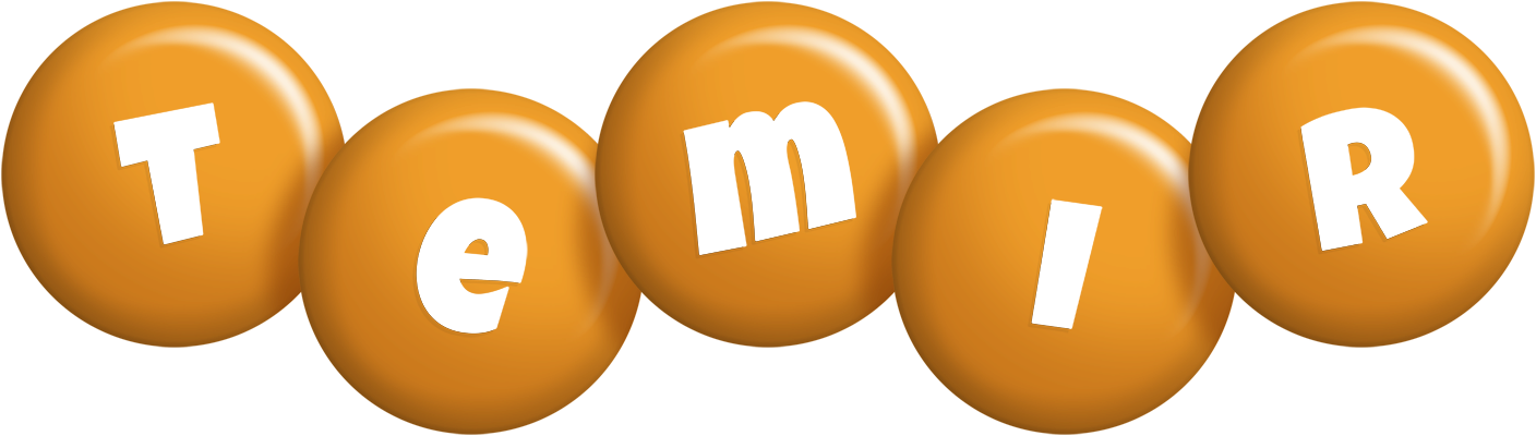 Temir candy-orange logo