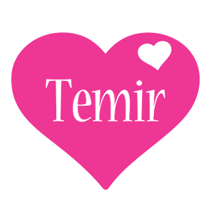 Temir love-heart logo