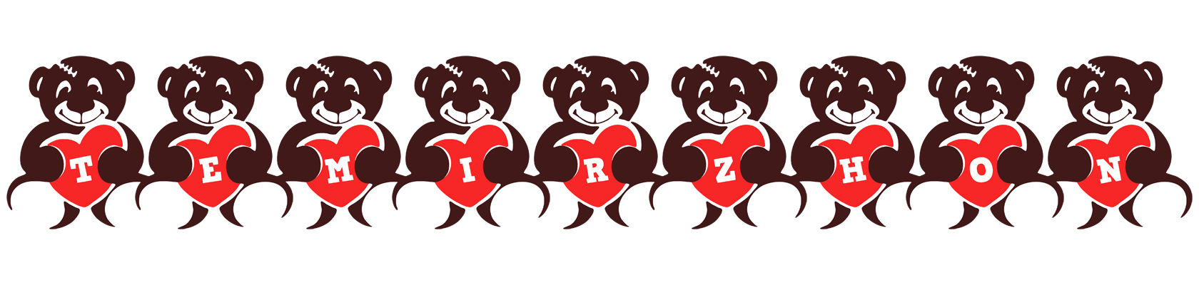 Temirzhon bear logo